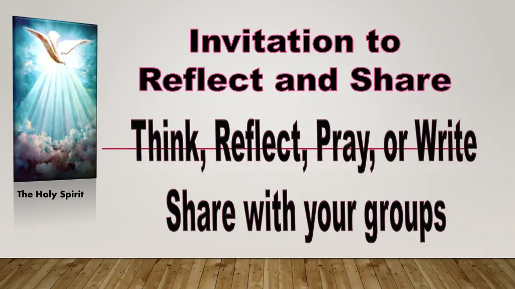 invitation to invitation to reflect and share 1