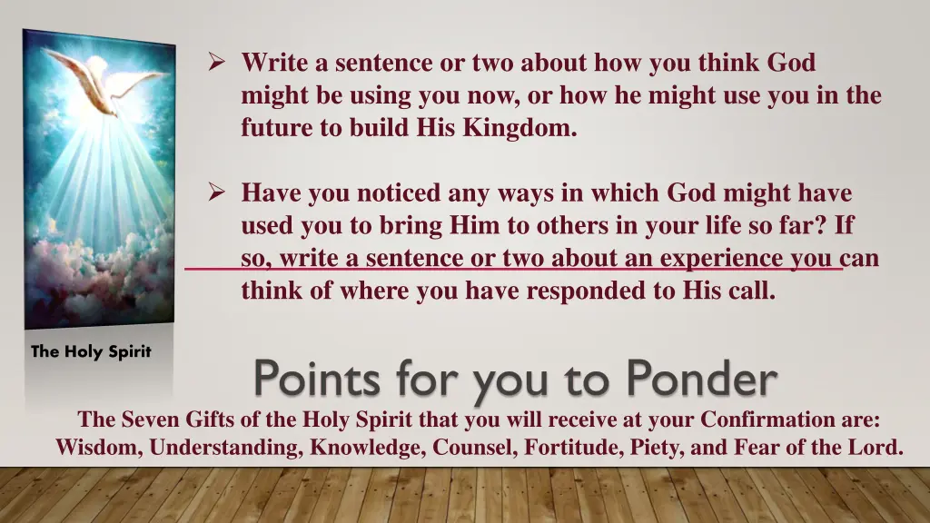 write a sentence or two about how you think