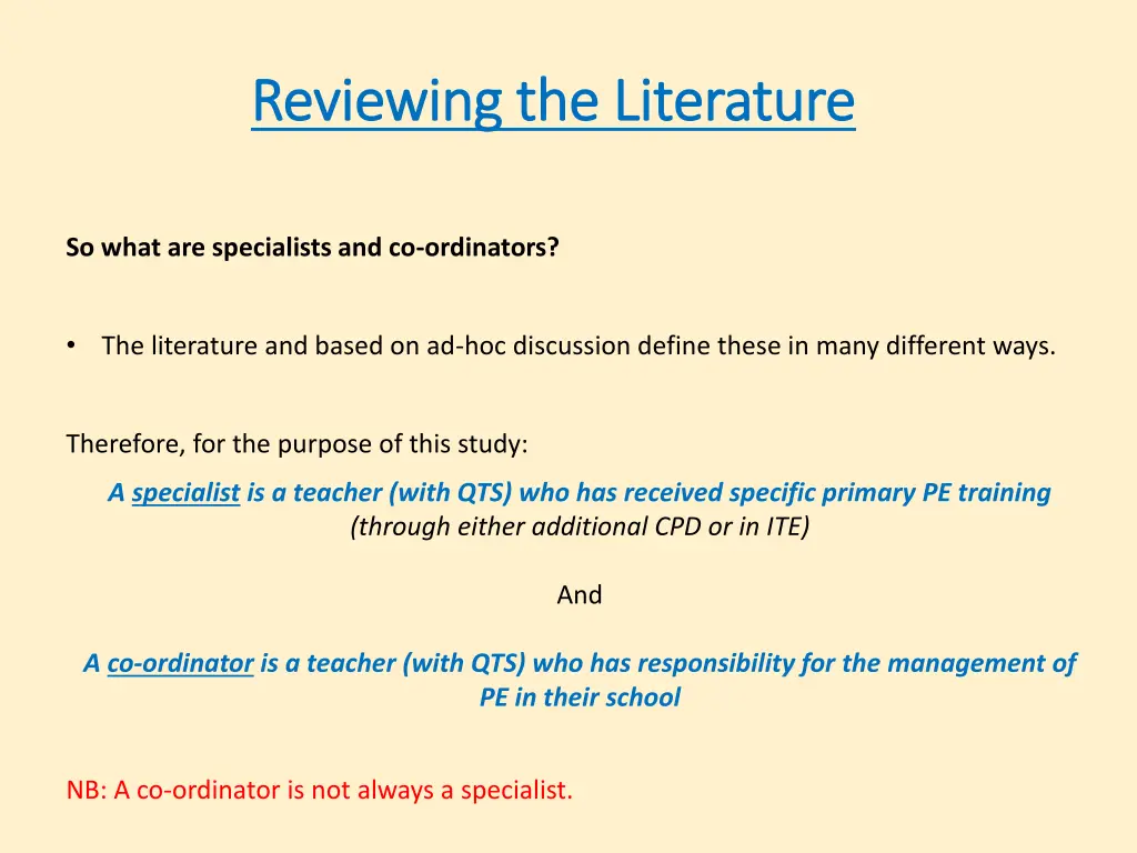 reviewing the literature reviewing the literature 4