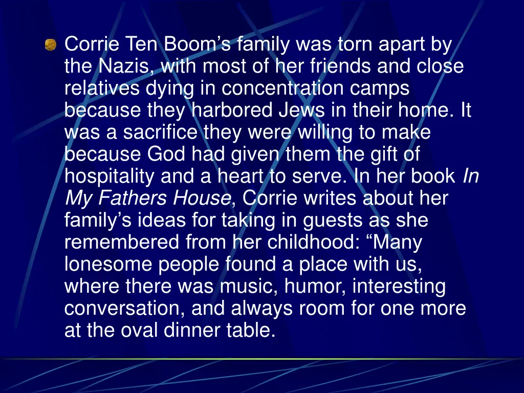 corrie ten boom s family was torn apart