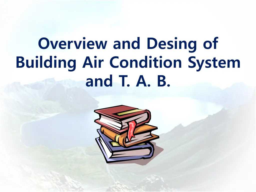 overview and desing of building air condition