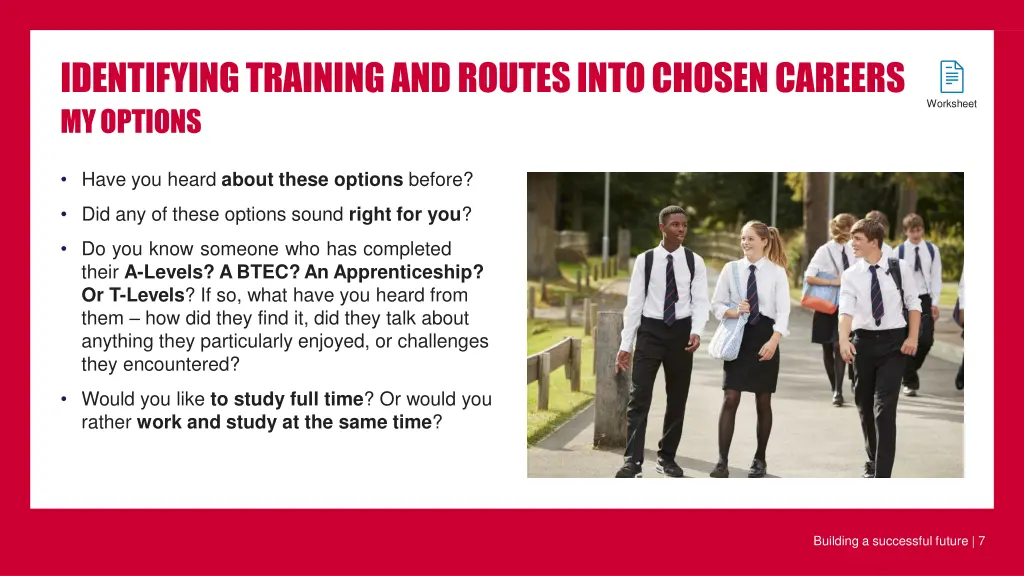 identifyingtrainingandroutesintochosencareers 1