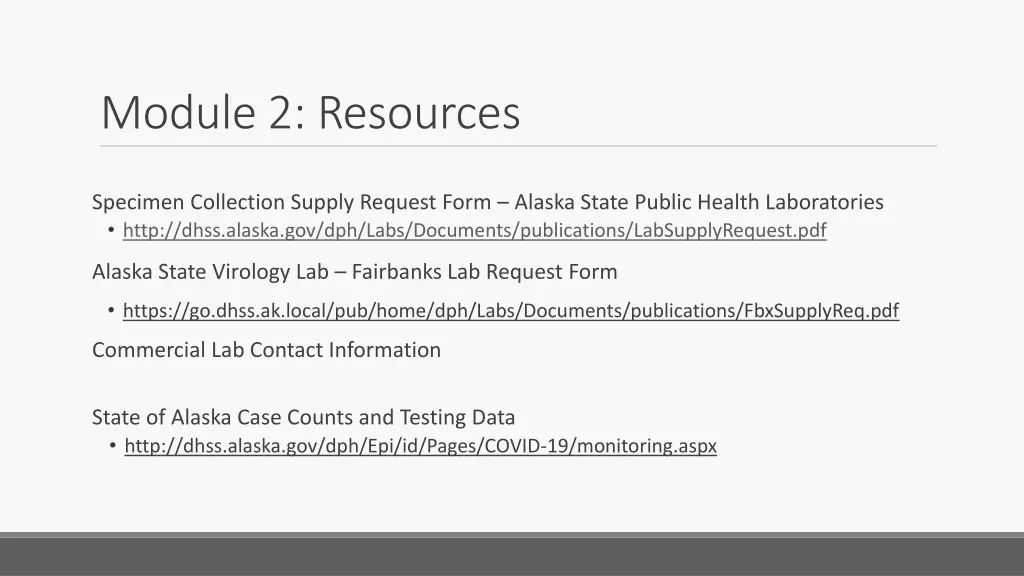 module 2 resources