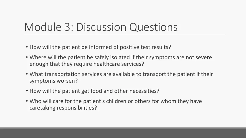 module 3 discussion questions