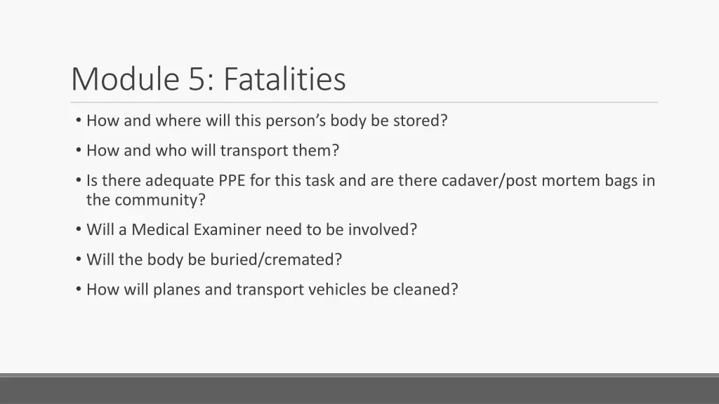 module 5 fatalities 1