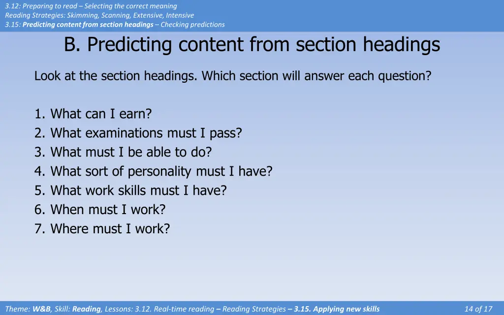 3 12 preparing to read selecting the correct 10