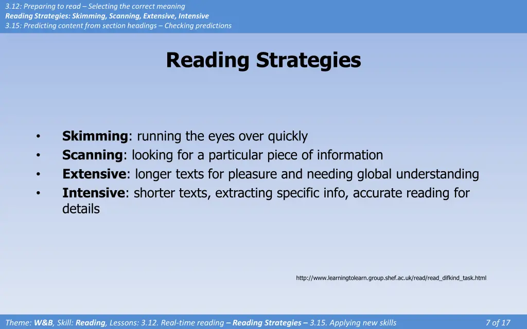 3 12 preparing to read selecting the correct 5