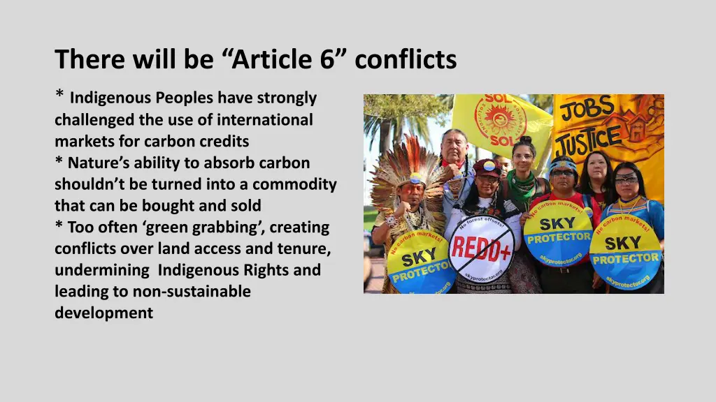 there will be article 6 conflicts