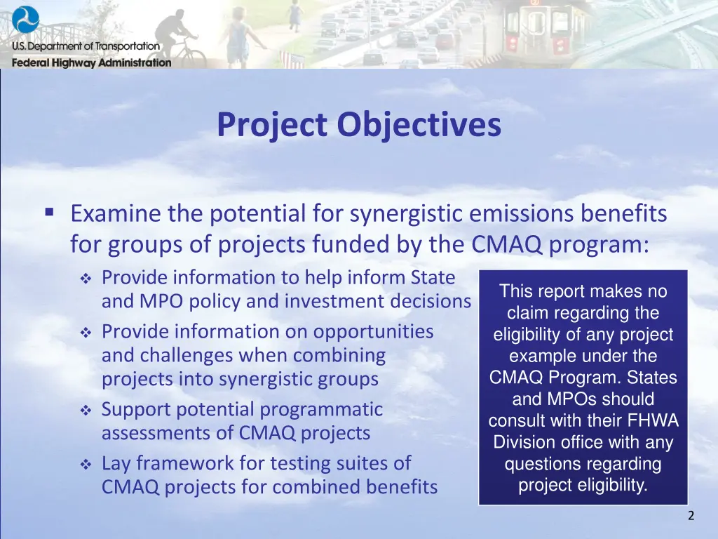 project objectives