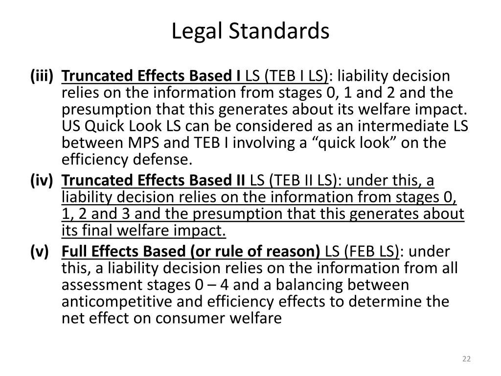 legal standards 1