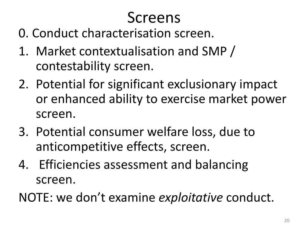 screens