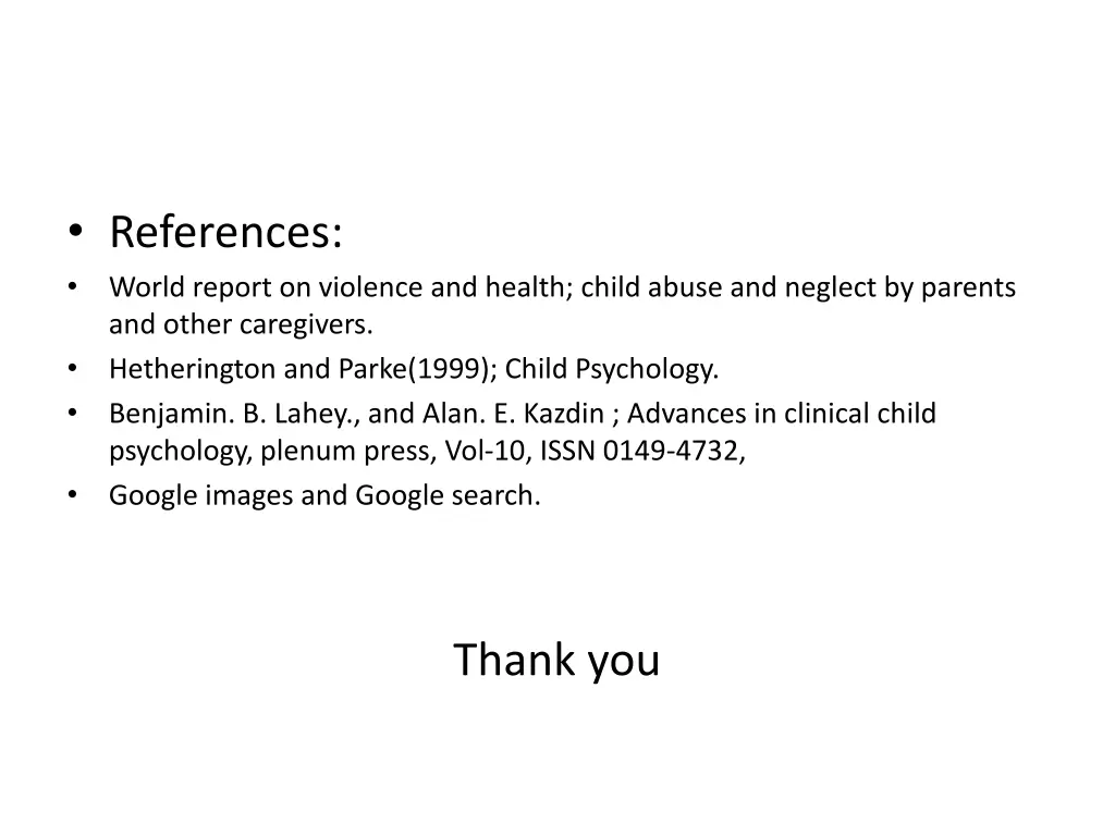 references world report on violence and health