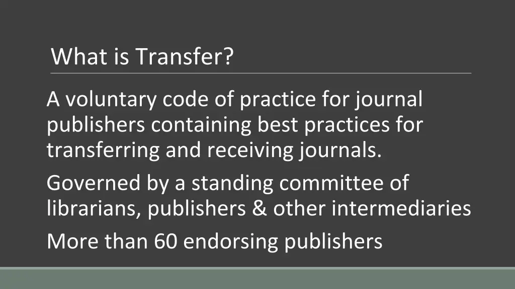 what is transfer