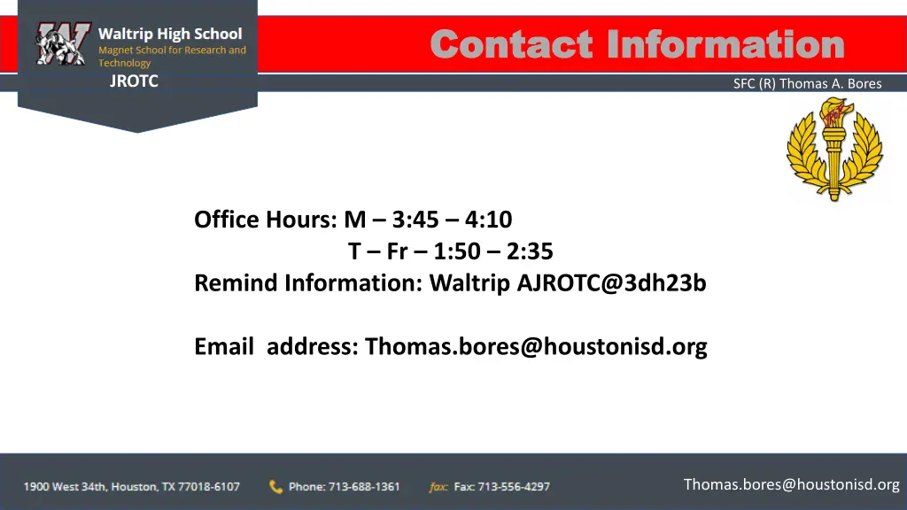contact information contact information