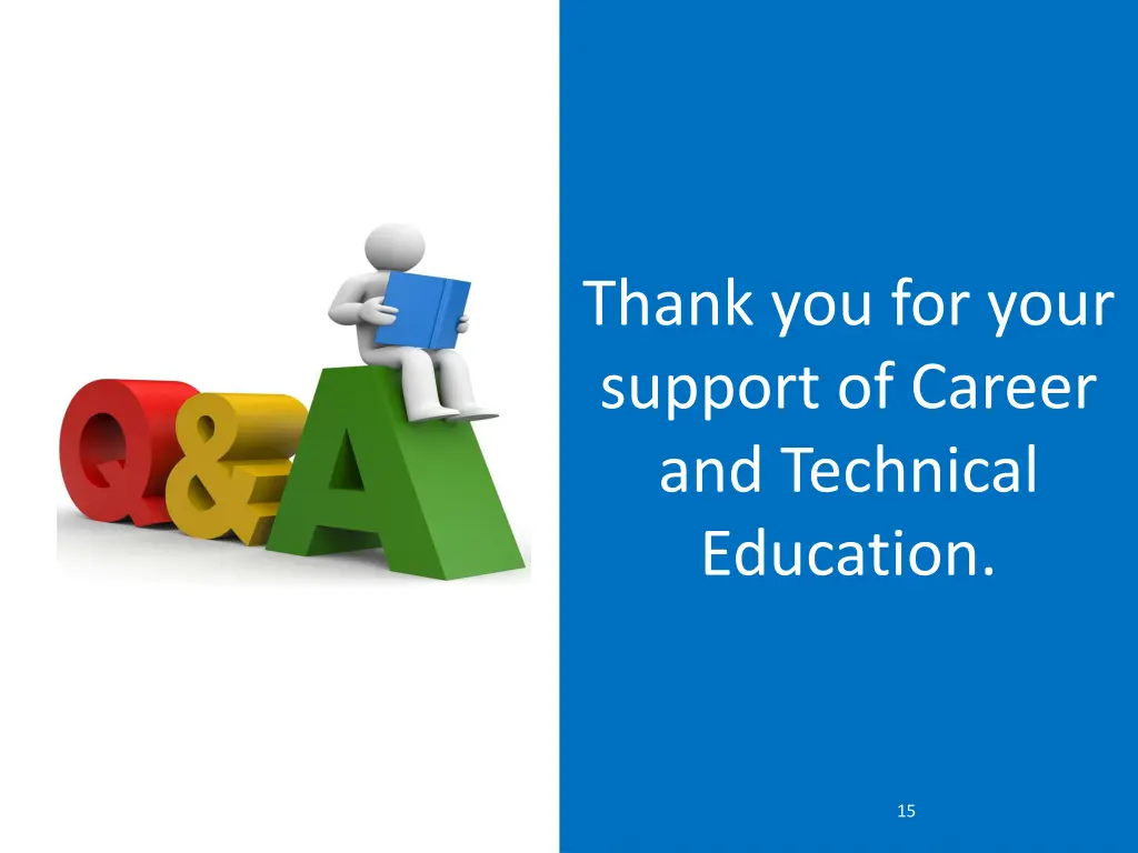 thank you for your support of career