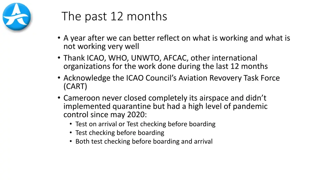 the past 12 months