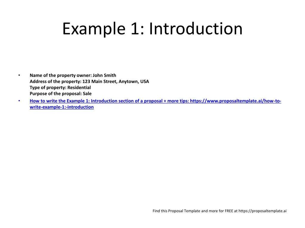 example 1 introduction