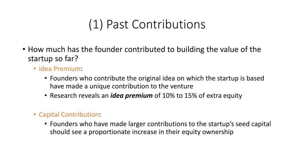 1 past contributions