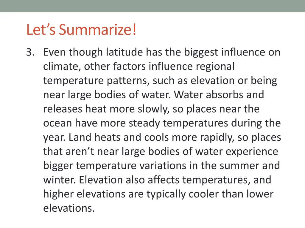 let s summarize 2