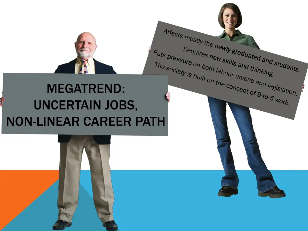 megatrend uncertain jobs non linear career path