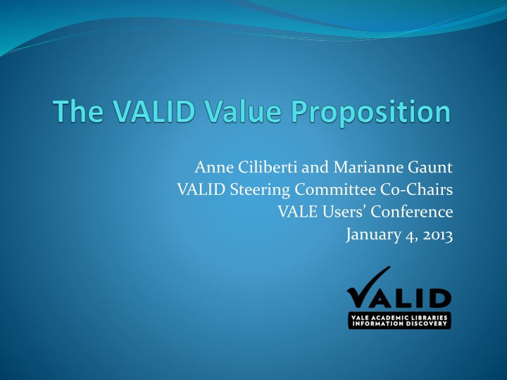 anne ciliberti and marianne gaunt valid steering
