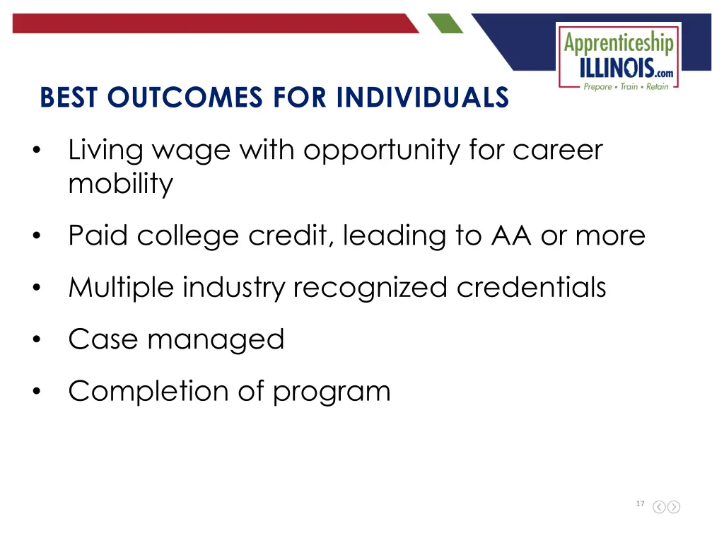 best outcomes for individuals