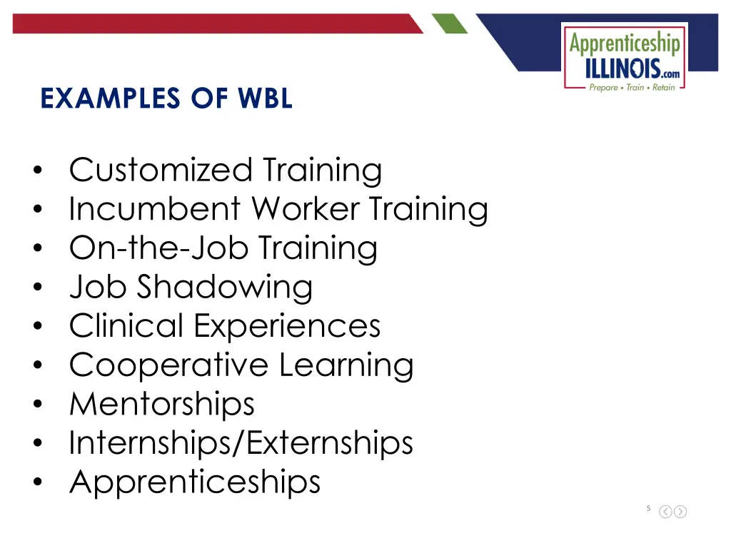 examples of wbl