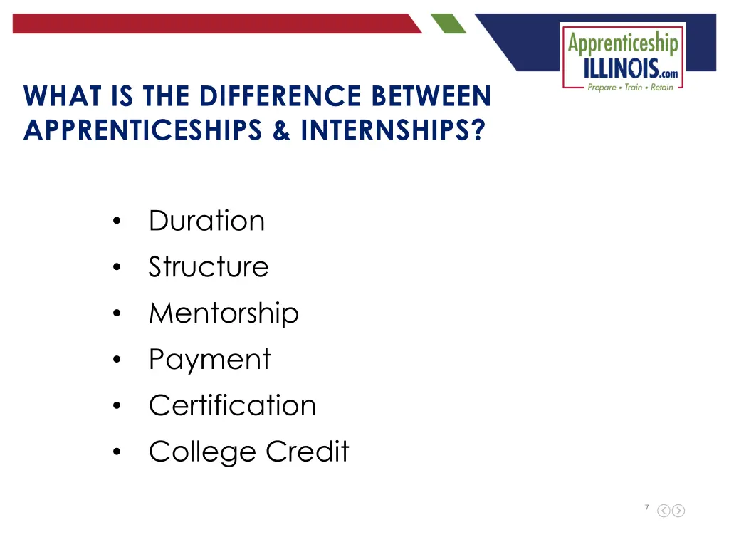 what is the difference between apprenticeships