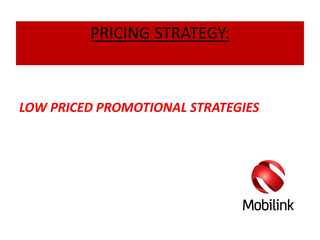 pricing strategy 1