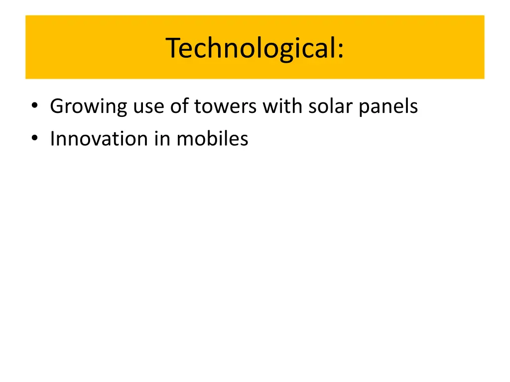 technological