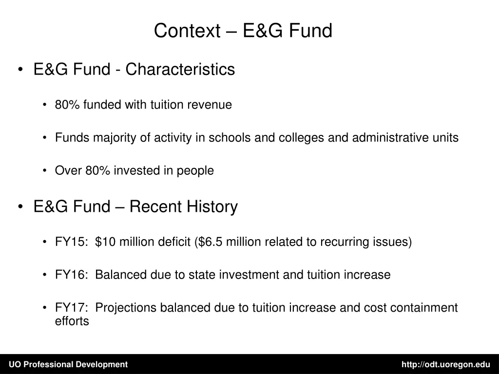 context e g fund