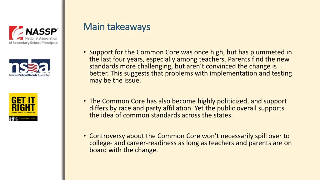main takeaways main takeaways 1