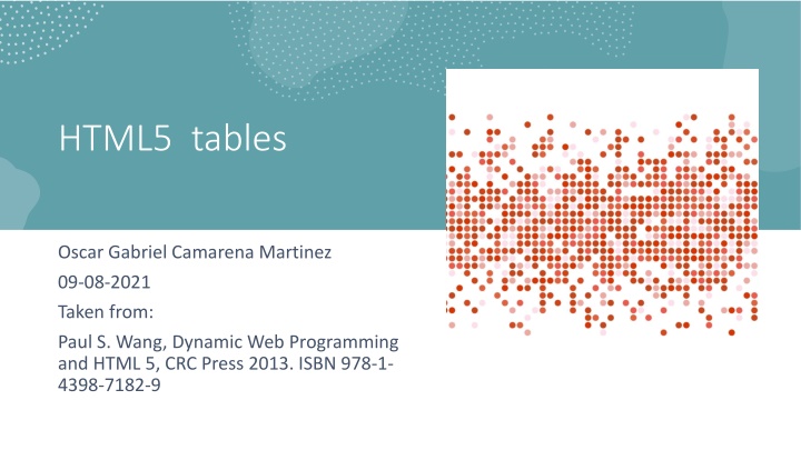 html5 tables