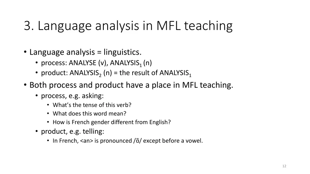 3 language analysis in mfl teaching