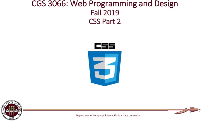cgs 3066 web programming and design cgs 3066