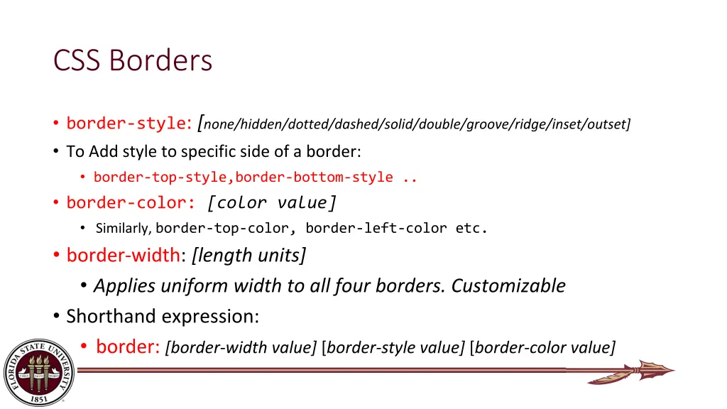 css borders