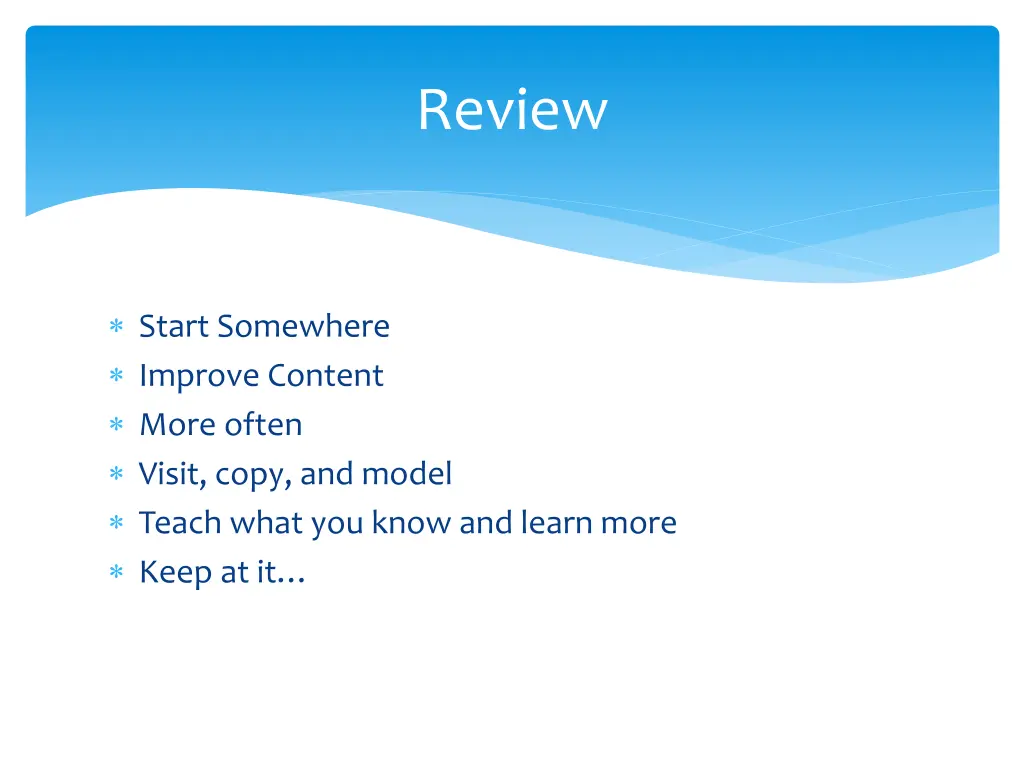 review