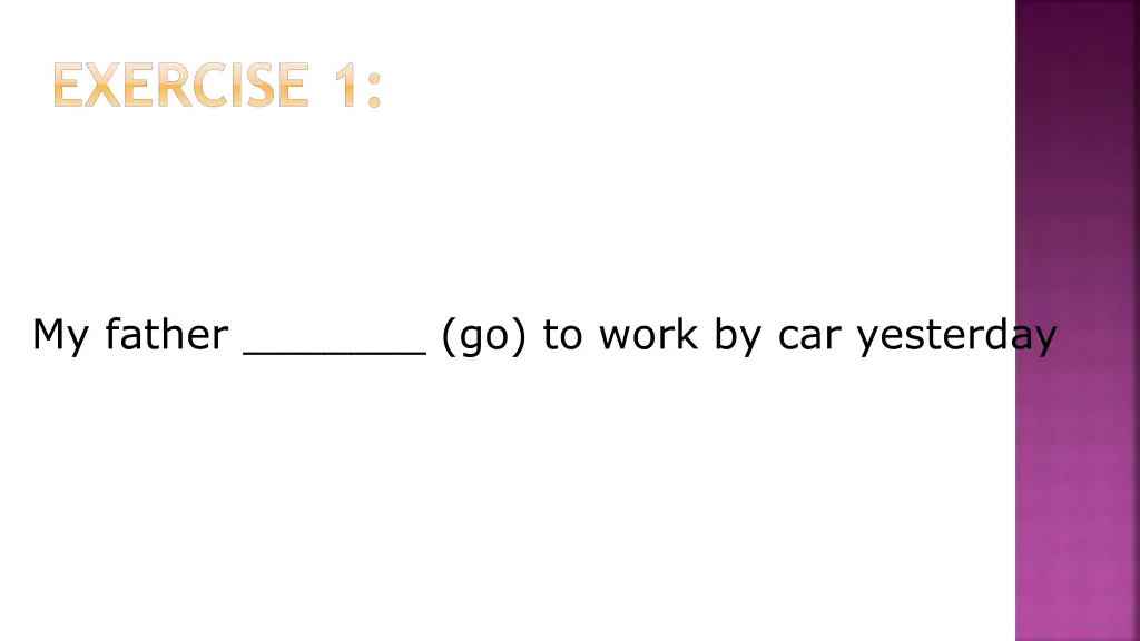 exercise 1