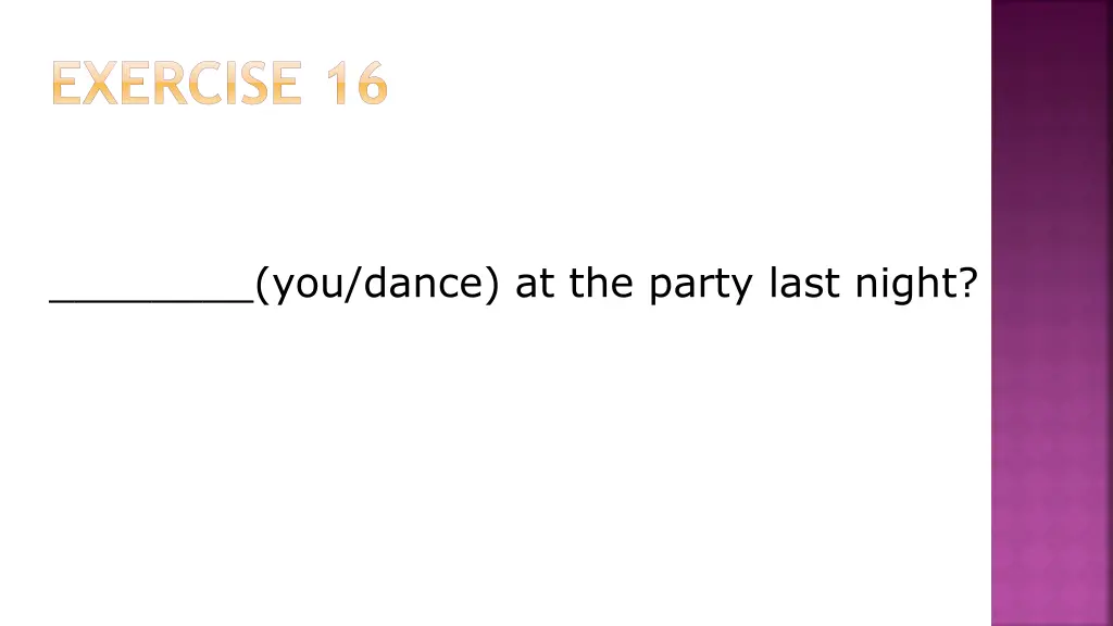 exercise 16