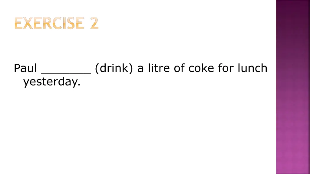 exercise 2
