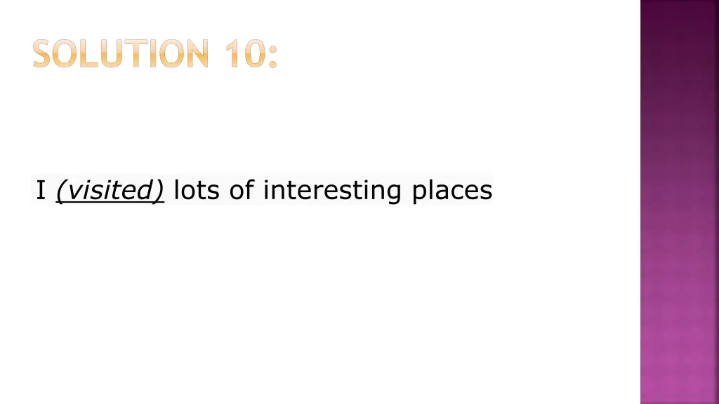 solution 10