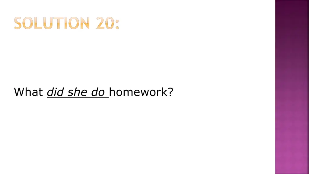 solution 20