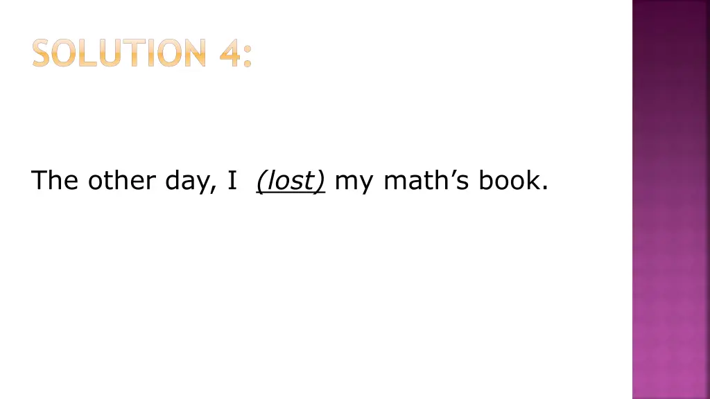 solution 4