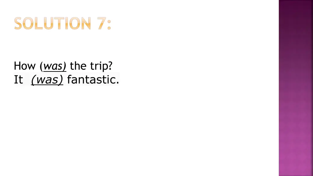 solution 7