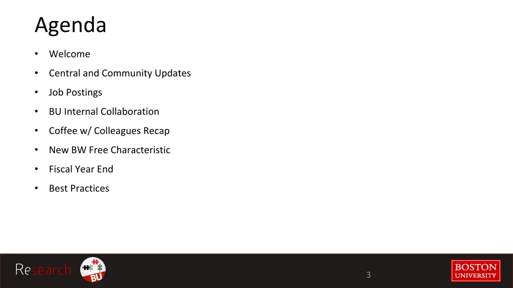 agenda