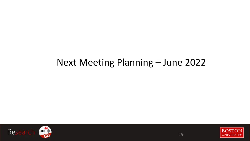 next meeting planning june 2022
