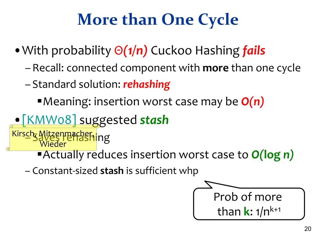 more than one cycle