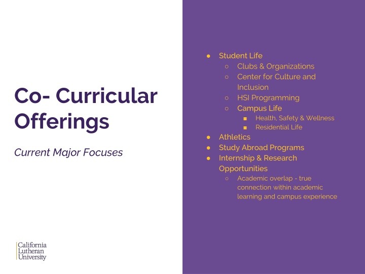 student life clubs organizations center
