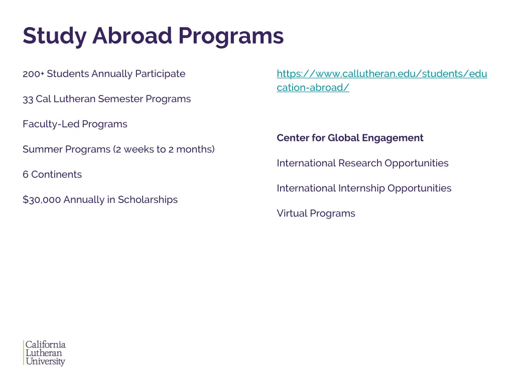 study abroad programs