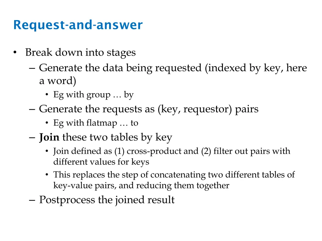 request and answer 1